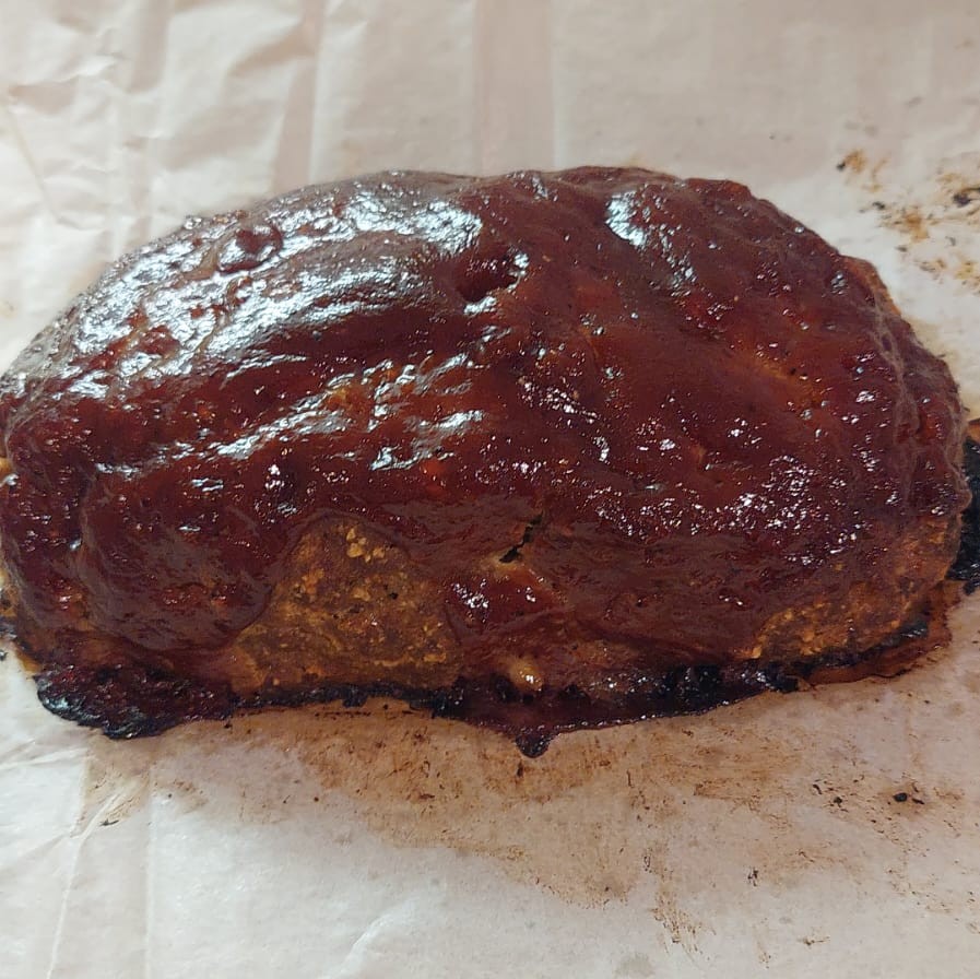 Meatloaf Cooling after baking.