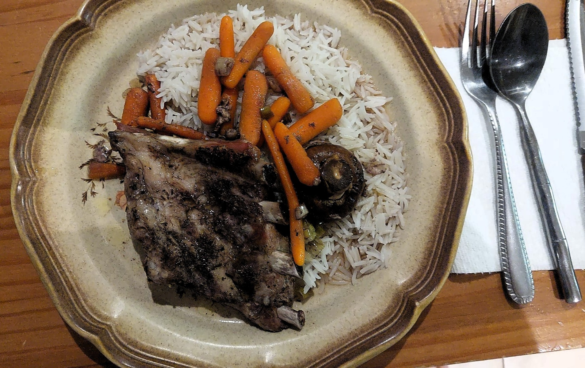 Picture of a plate of the result